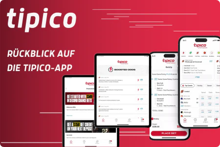 Benutzerfreundliche Funktionen der Tipico App