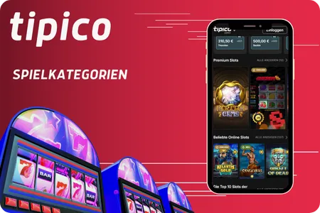Kategorien in Tipico Games App