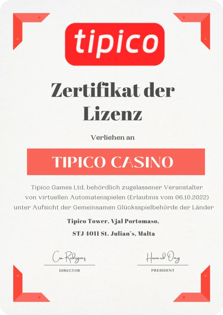 tipico license