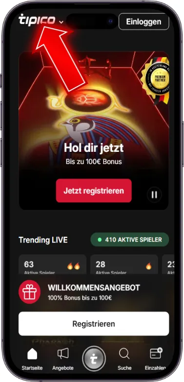 logo anklicken