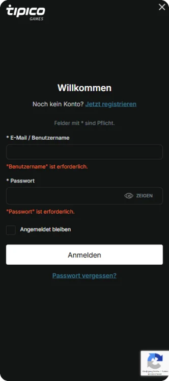 Tipico Login App Anmelden